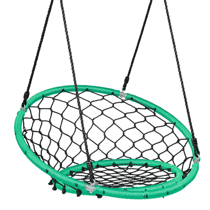 Freeport Park Trevino Canvas Web / Saucer Swing Swing Seat, Green