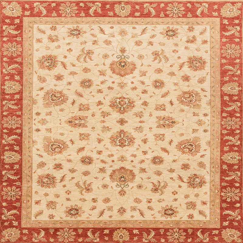 Tapis abstrait 4057, Carré 6 pi