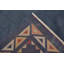 Tapis 4,8 x 7,4 pi, tapis turc, tapis tendance, tapis rétro, tapis bleu
