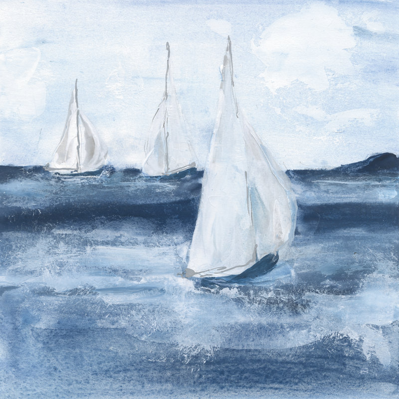 Sailboats VI by Chris Paschke - Wrapped Canvas Print, 91cm H x 91cm W
