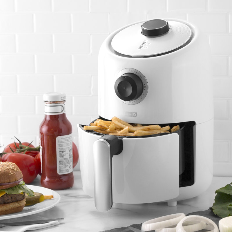 Friteuse à air compacte de 2 pte, Blanc