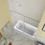 Porte de baignoire à charnière sans cadre 60 po x 60 po Belmore-27227614