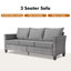 Ensemble de chaise berçante en osier, 7 pièces de mobilier d'extérieur en rotin de réception, chaise berçante résistante aux intempéries-446766088
