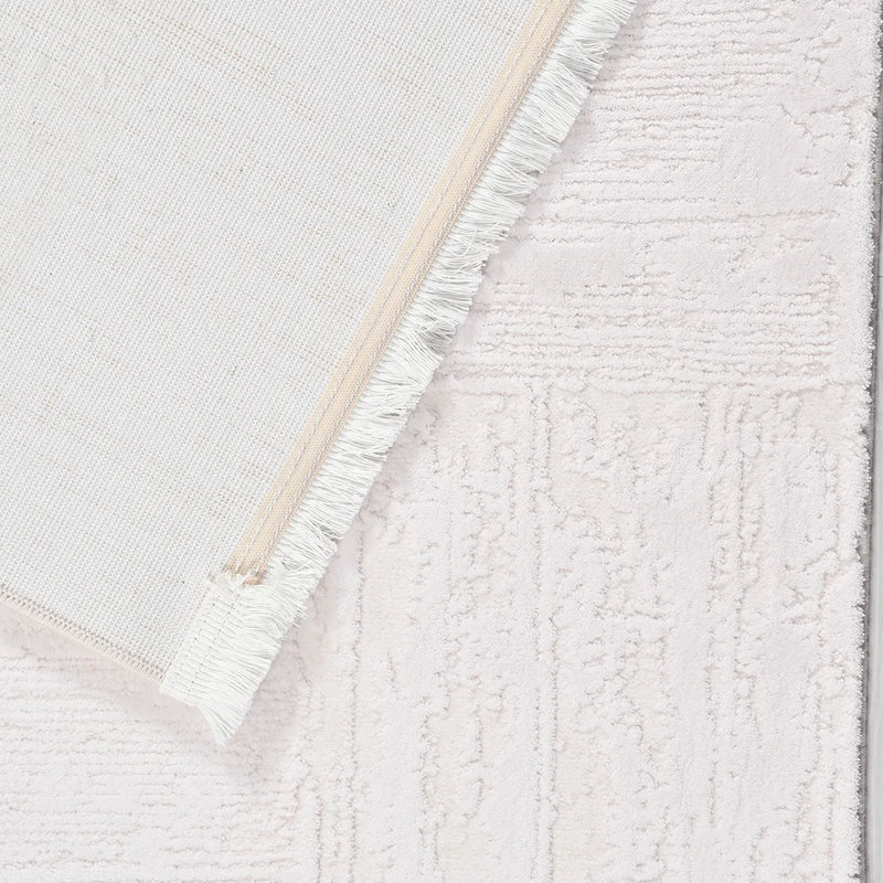 Cotton Abstract Indoor Rug, Runner 2'7" x 9'10"