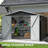 Outdoor Metal Storage Shed with Reinforced Steel Frame and Lockable Doors-97202366