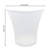 LED Ice Bucket, 5L Large Capacity Multi Colour Changing LED Clear Plastic Ice Bucket