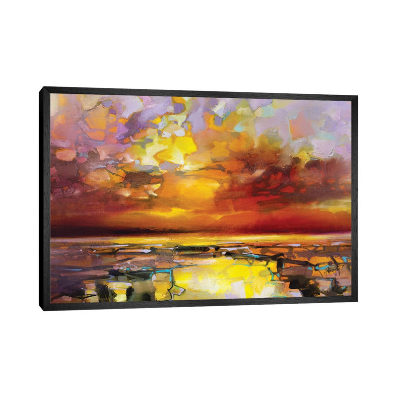 Sound Of Skye by Scott Naismith - Print on Canvas, 45.72cm H x 66.04cm W x 3.81cm D, Black Floater Framed