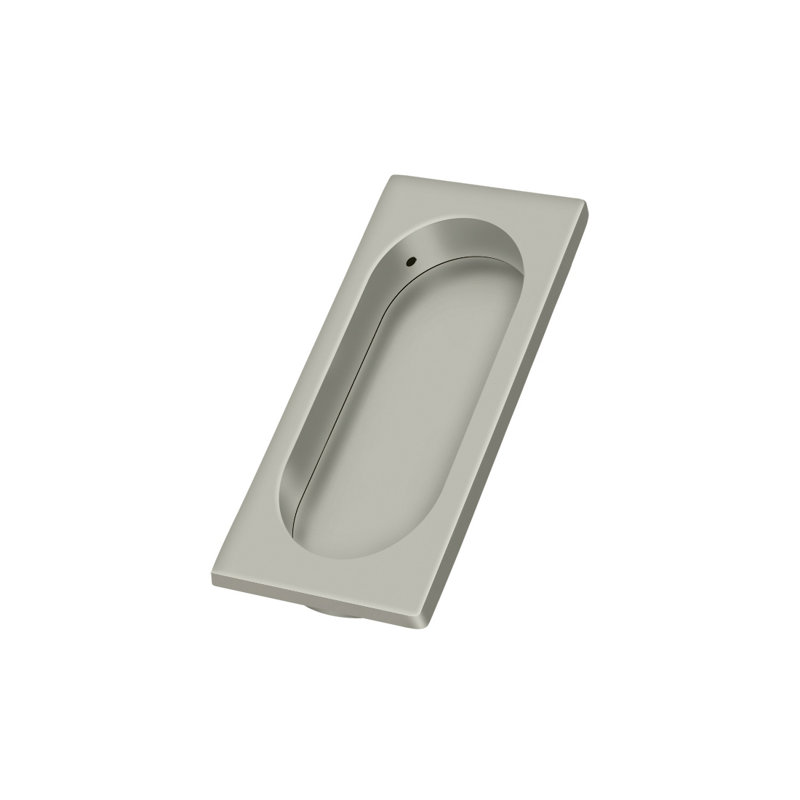 Poignée encastrée Deltana, Nickel brossé