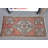 Red Antique Turkish Rug Handwoven From Wool Ideal For Entryways and Bathrooms Handmade In Anatolian Style