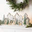 LED Flocked Winter Village Display 23"L