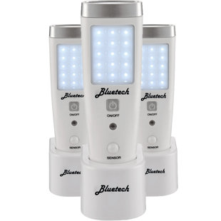Lampe de poche d'extérieur à DEL blanc nuit (Ensemble de 3)