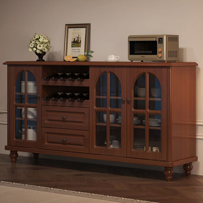 Buffet en bois de noyer massif