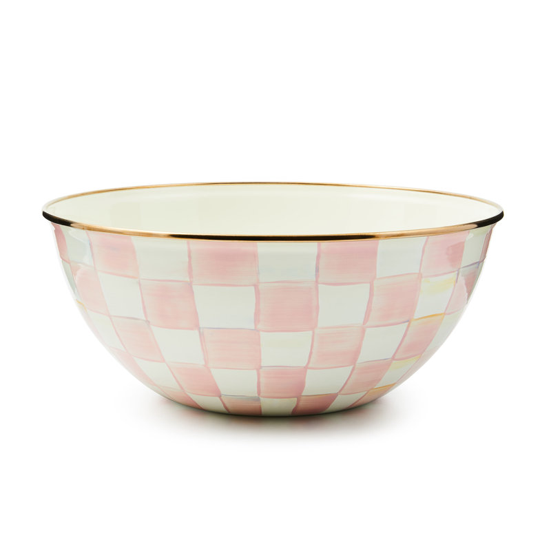 Rosy Check Large Everyday Bowl, 11"