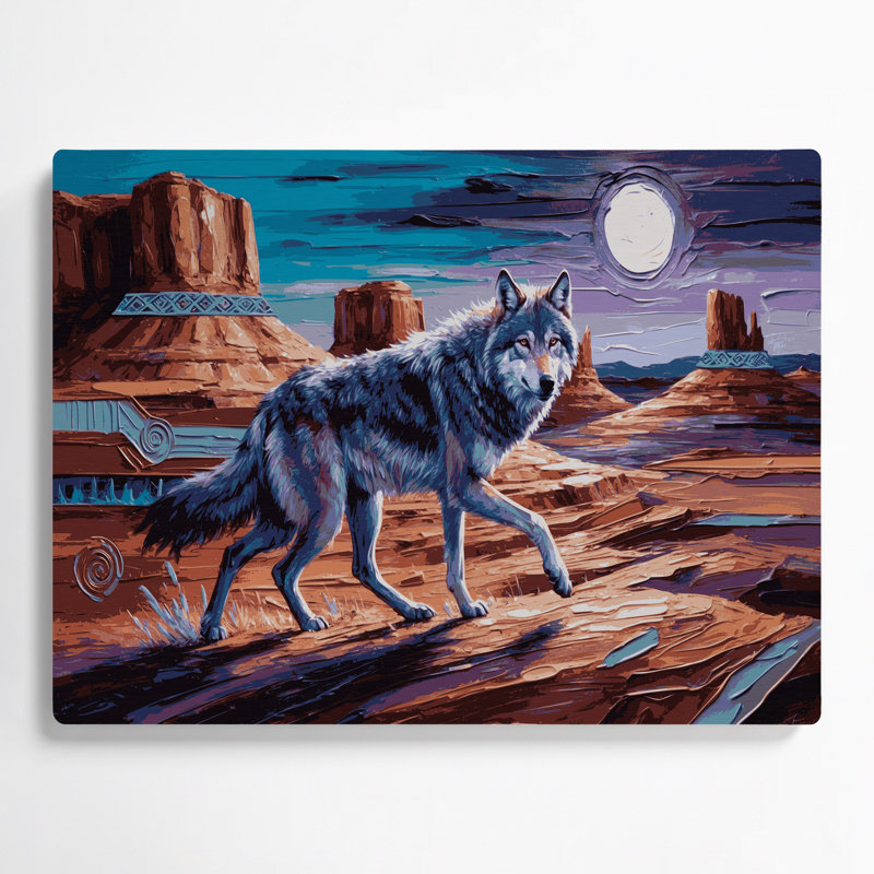 «Southwestern Animals», art mural brun en métal 56