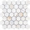 Calacatta Gold 2" x 2" Marble Honeycomb Mosaic Wall & Floor Tile