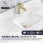 Ensemble de meuble-lavabo simple 36 po avec plateau en pierre et miroir Cloverfield-93496126-93496125
