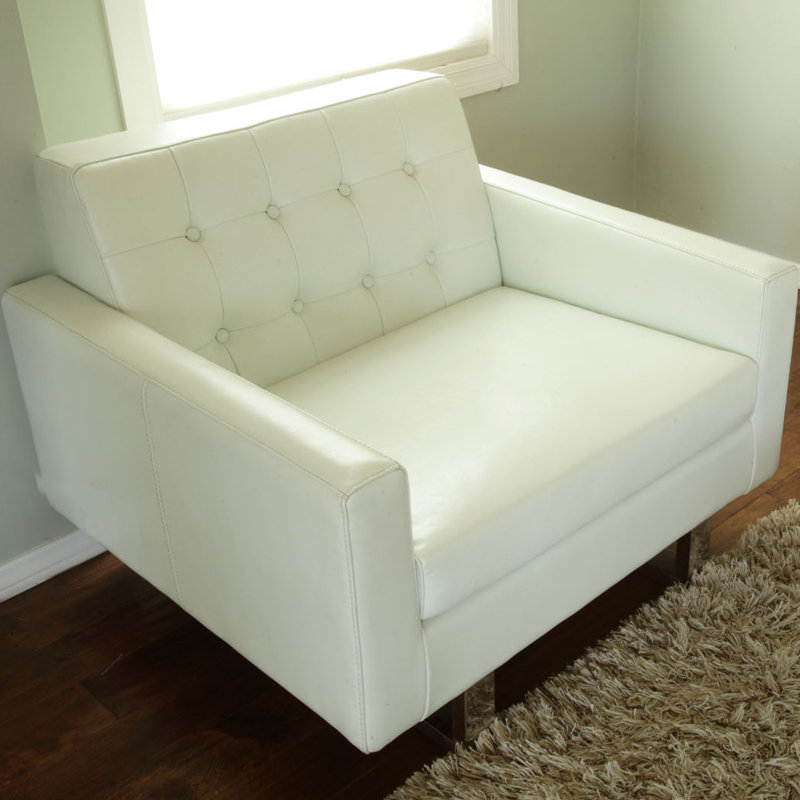 Fauteuil Nolan, Blanc brillant