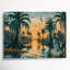 Art mural sur toile bleue «USA State Florida»-168177194