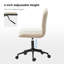 Chaise de travail pivotante rembourrée sans dossier Samar-2144998127