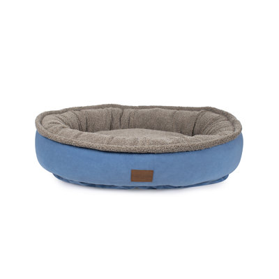Microfiber Comfy Cup Dog Bed with Removable Cover