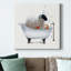 «Farm Tub Sheep», impression sur toile tendue-59786132