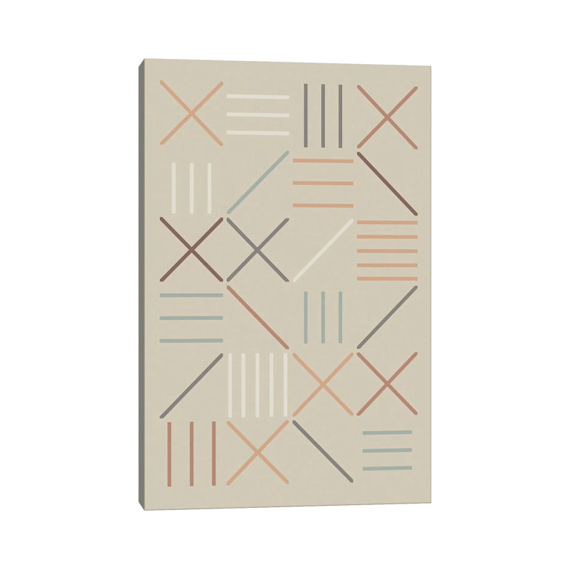 Print on Canvas, Wrapped Canvas, Tan/Cream/Dingley Green, 66.04 cm H x 45.72 cm W x 1.91 cm D