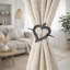 Fjord Wooden Heart Curtain Tieback – Decorative and Functional Design-59257667