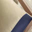 Draps simples à motif écossais bleu marine et taupe-127242595