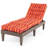 73'' Lounge Chaise Cushion Padded Recliner Cushion Black-846649218-846649209