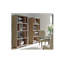 Shadow Play Rendezvous Metal Dining Table with Glass Top-33947737