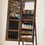 Armoire à bijoux à DEL, miroir autoportant verrouillable avec organisateur de bijoux, tiroir et tablette