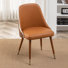18.89 " H Faux Leather Upholstered Swivel Side Chair