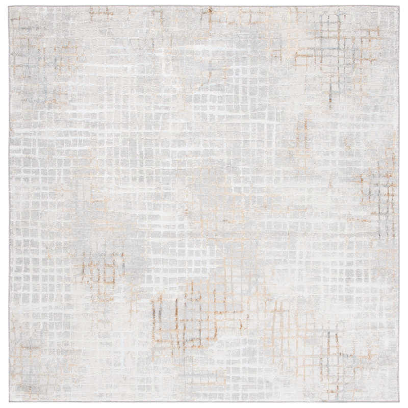 Kornegay Performance Abstract Rug, Square 8'