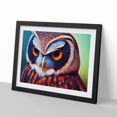 Brilliant Owl - Single Picture Frame Print