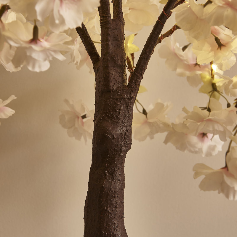 Arbre de table fleur de cerisier rose