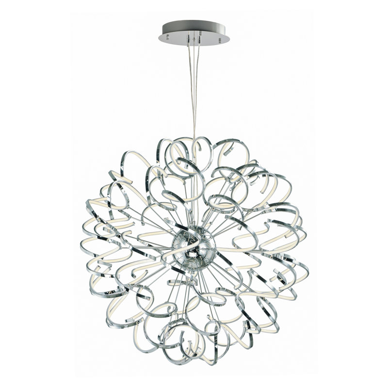 Lustre de globe à del unique/del entry 42-light Eckhoff