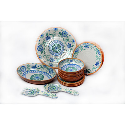 Chris Melamine Dinnerware - Service for 4