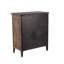 Table de chevet 3 tiroirs Litchfield en brun teint