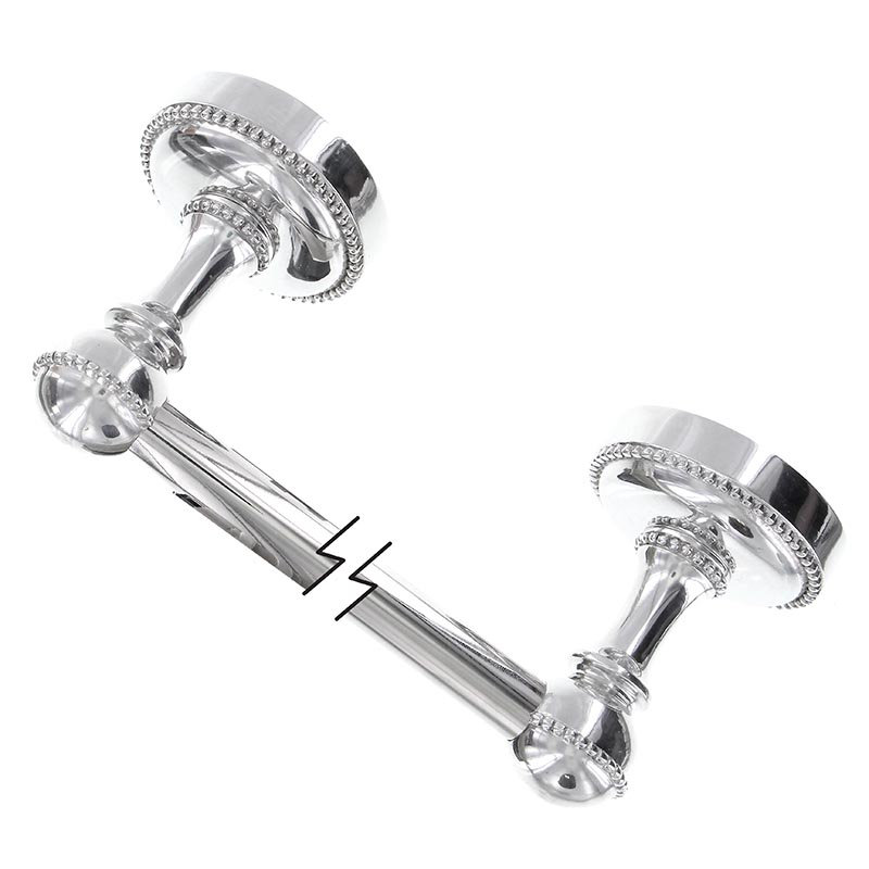 Sanzio Towel Bar, Polished Silver, 2.43" H x 20.5" L x 3.75" D