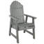 Chaise Adirondack en plastique avec table Anette-631427144