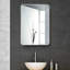 Flat Aluminum Framed Rectangle Wall Accent Mirror-422856312-422856315