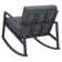 Bia Rocking Metal Chair with Cushions