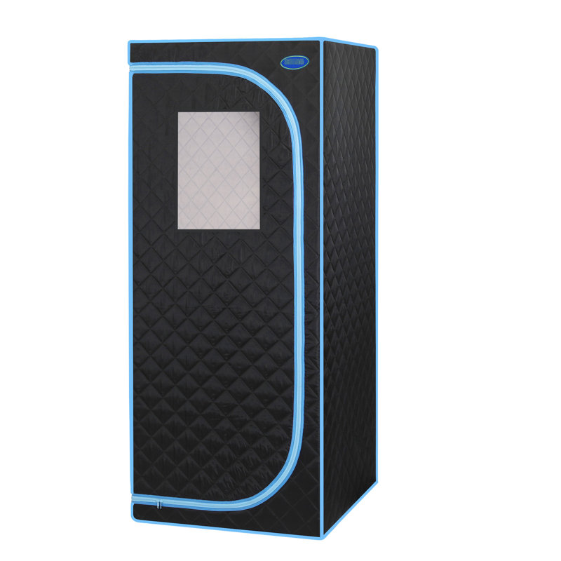 Tente portative pleine grandeur à infrarouge lointain pour le spa, la désintoxication et la détente avec structure en acier inoxydable - Détente, pratique
