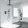 12 Inch Ceiling Mounted Shower System Dual Shower Head System with Rough-In Valve