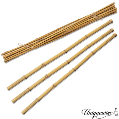 Ensemble de 12 tiges décoratives naturelles en bambou pour un vase, centre de table de décoration unique de 43 po Uniquewise