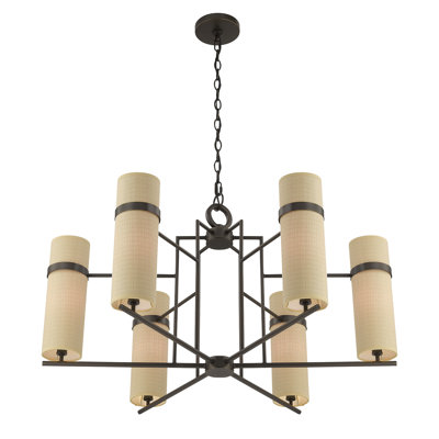 Weston 6-Light Chandelier in Mediterranean Bronze by Dann Foley