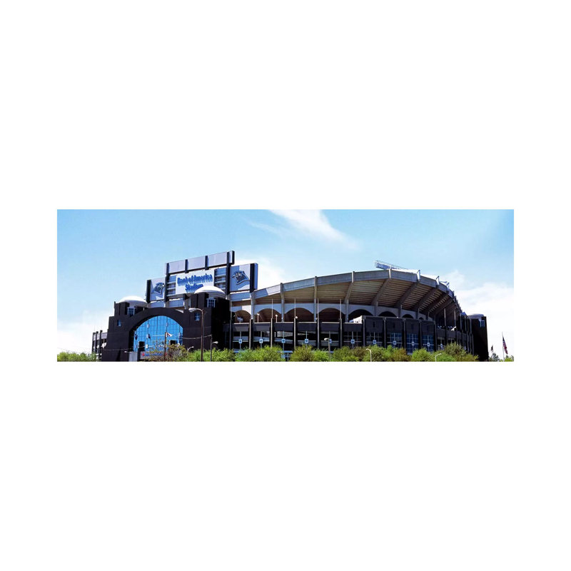 Football Stadium In A City, Bank Of America Stadium, Charlotte - Wrapped Canvas Panoramic Print