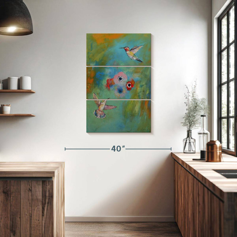 Brampt Hummingbirds, 38" H x 24" W