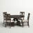 Anosha Round Pedestal Dining Set with Upholstered Side Chairs-893712258