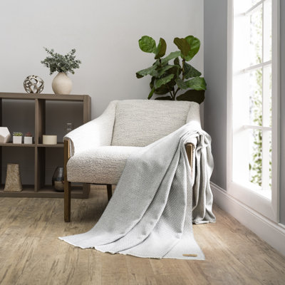 Light Gray Hudson Valley Throw